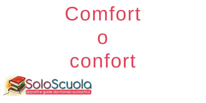 Comfort o confort
